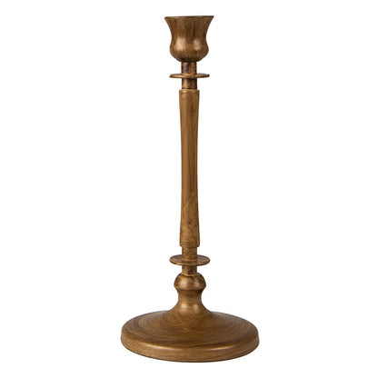 Candlestick 24 cm Gold-colored iron Candle holder