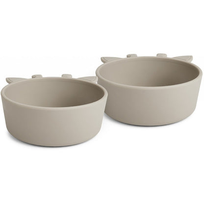Alex Silicone Deep Plate 2-pack Giraffe