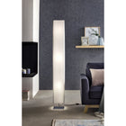 Floor lamp 160 cm square white, chrome