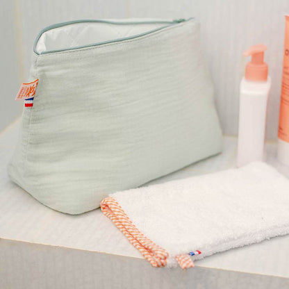 Washandje biologisch katoen wit 15x20 cm
