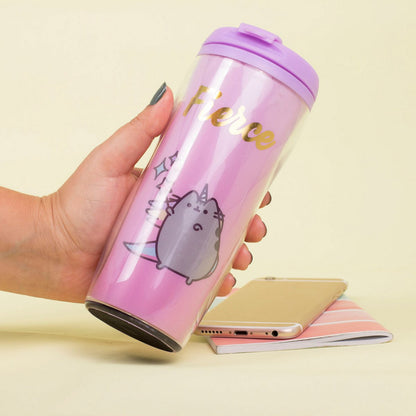 Pusheen Travel - "FIERCE" Drinking Cup with Lid