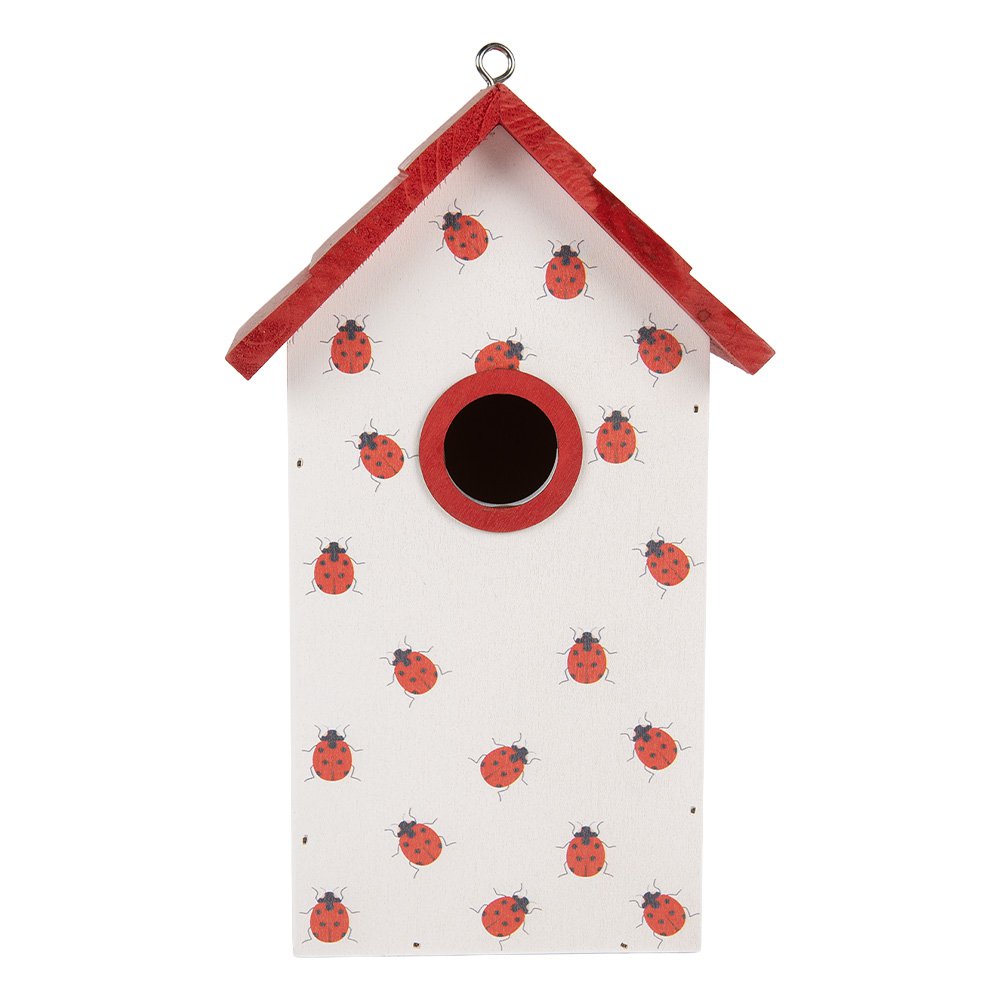 Vogelhuis 15x10x22 cm Wit Hout