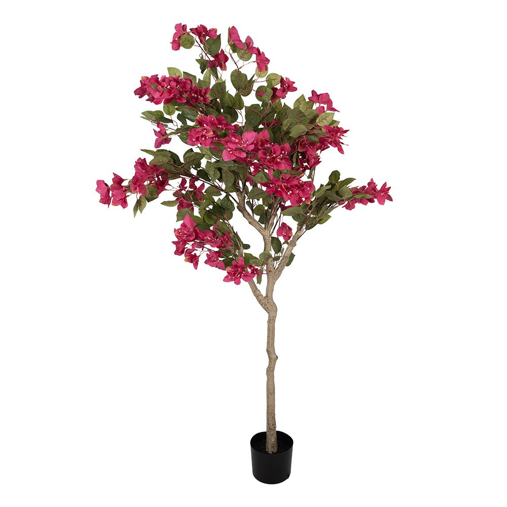 Kunstboom Bougainvillea 130 cm roze kunststof