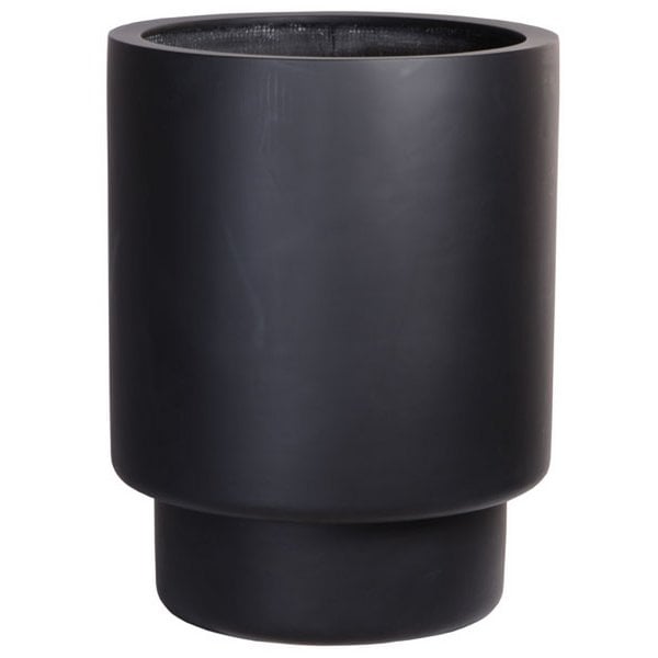 Plantenpot 50x65 cm zwart fiberstone