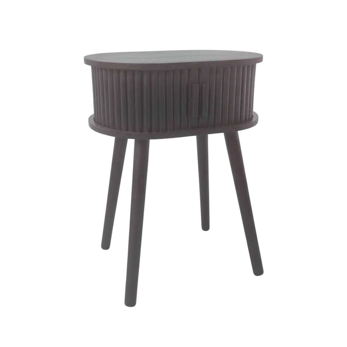 Bijzettafel nachtkastje 40x30x53 cm MDF zwart