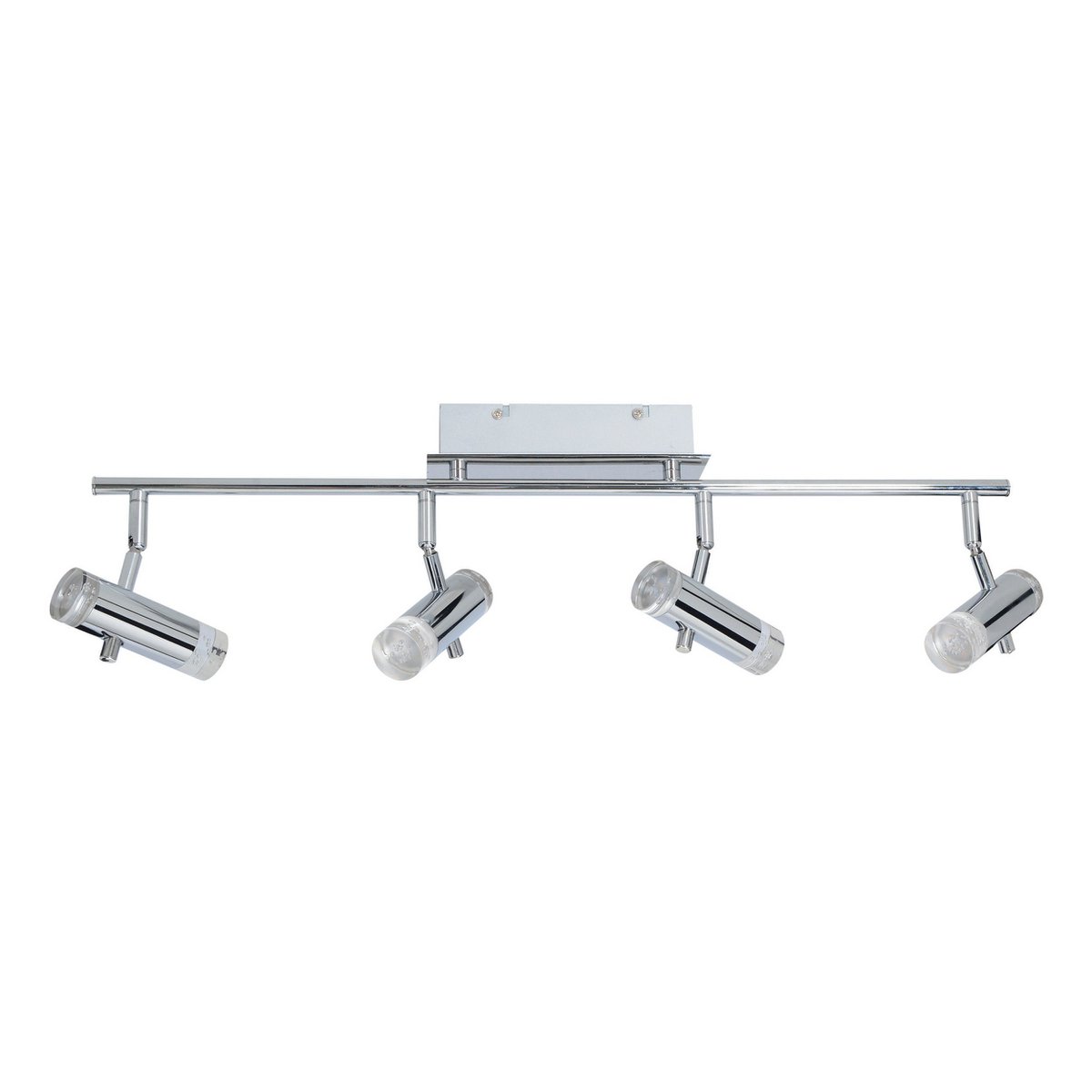 Plafondlamp Garda 66 cm chroom metaal acryl