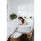 Dekbed 155x220 cm 2100g veren dons extra warm