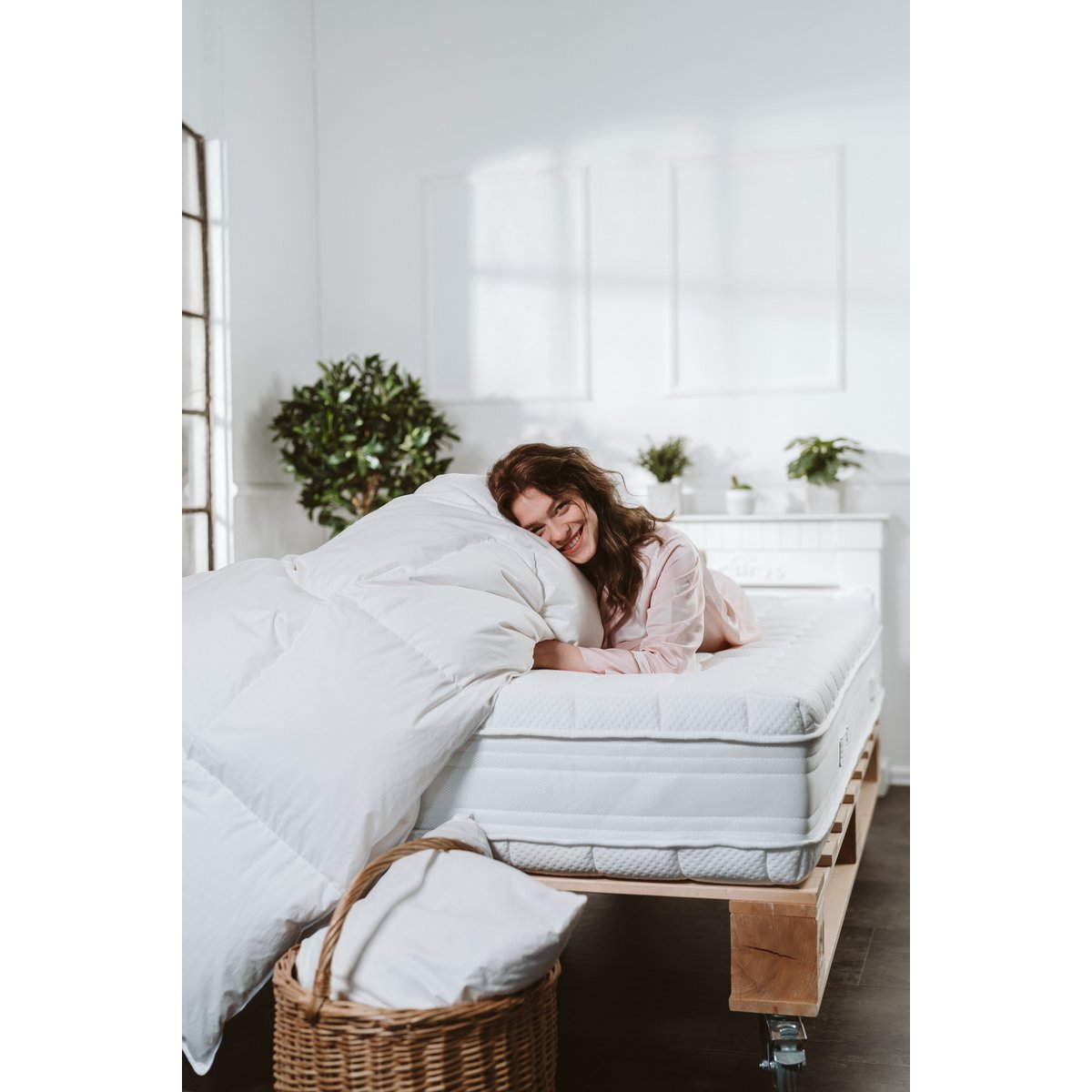 Dekbed 155x220 cm 2100g veren dons extra warm