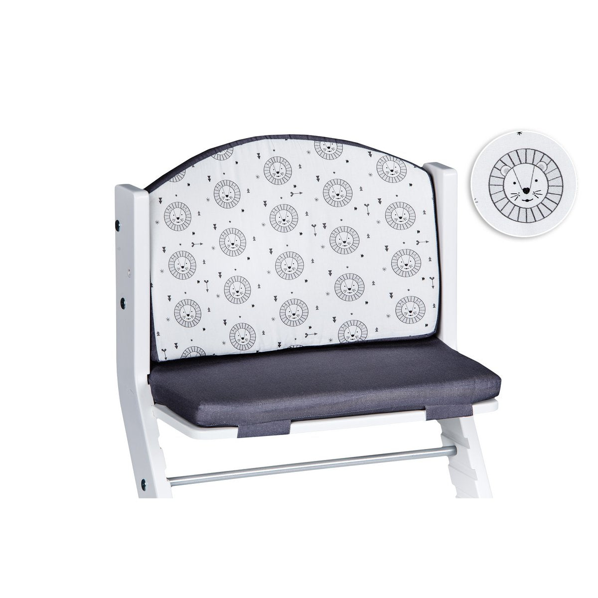 tiSsi® Seat Cushion Grey LION for High Chair