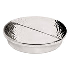 Edzard asbak verzilverd gehamerd Ø13x2,5 cm