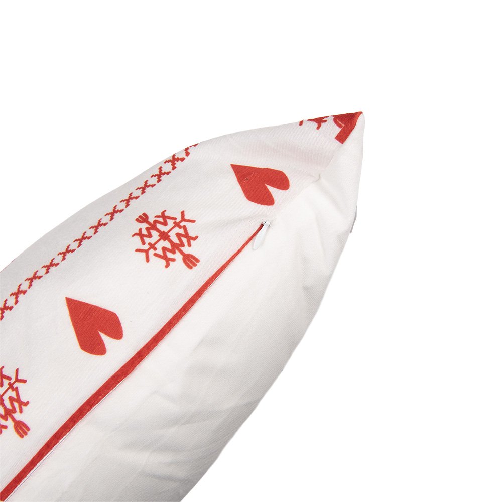 Kussenhoes 45x45 cm Wit Polyester