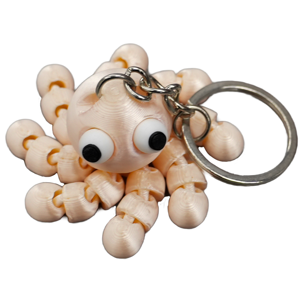 Sleutelhanger octopus PLA beweegbaar