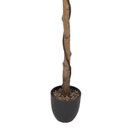 Kunstplant Roos 120 cm Wit Kunststof