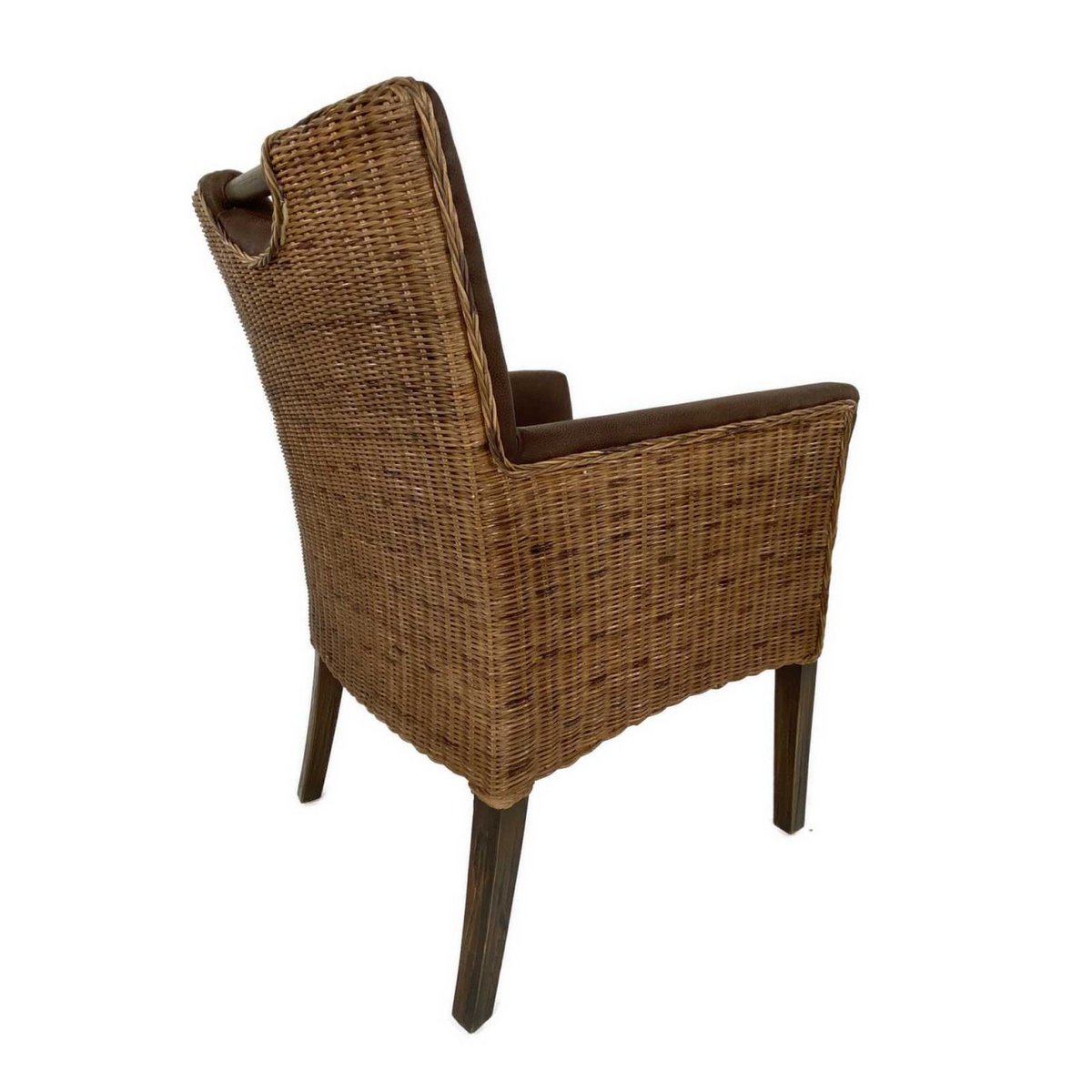 Eetkamerstoelen Set Van 6 Rattan Bilbao Armleuningstoelen
