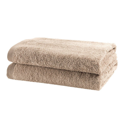 Douchedoek 70x140 cm beige katoen