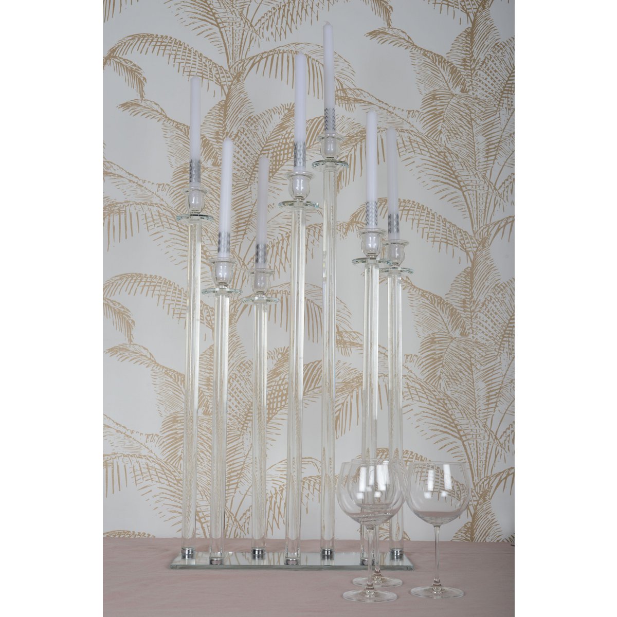 Wijnglas 350 ml set van 6 transparant glas