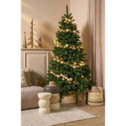 Kunstkerstboom Toronto 120 cm groen met witte topjes
