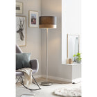 Floor lamp round black Ø 38 cm
