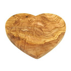Ontbijtbord hartvormig 25 cm hout
