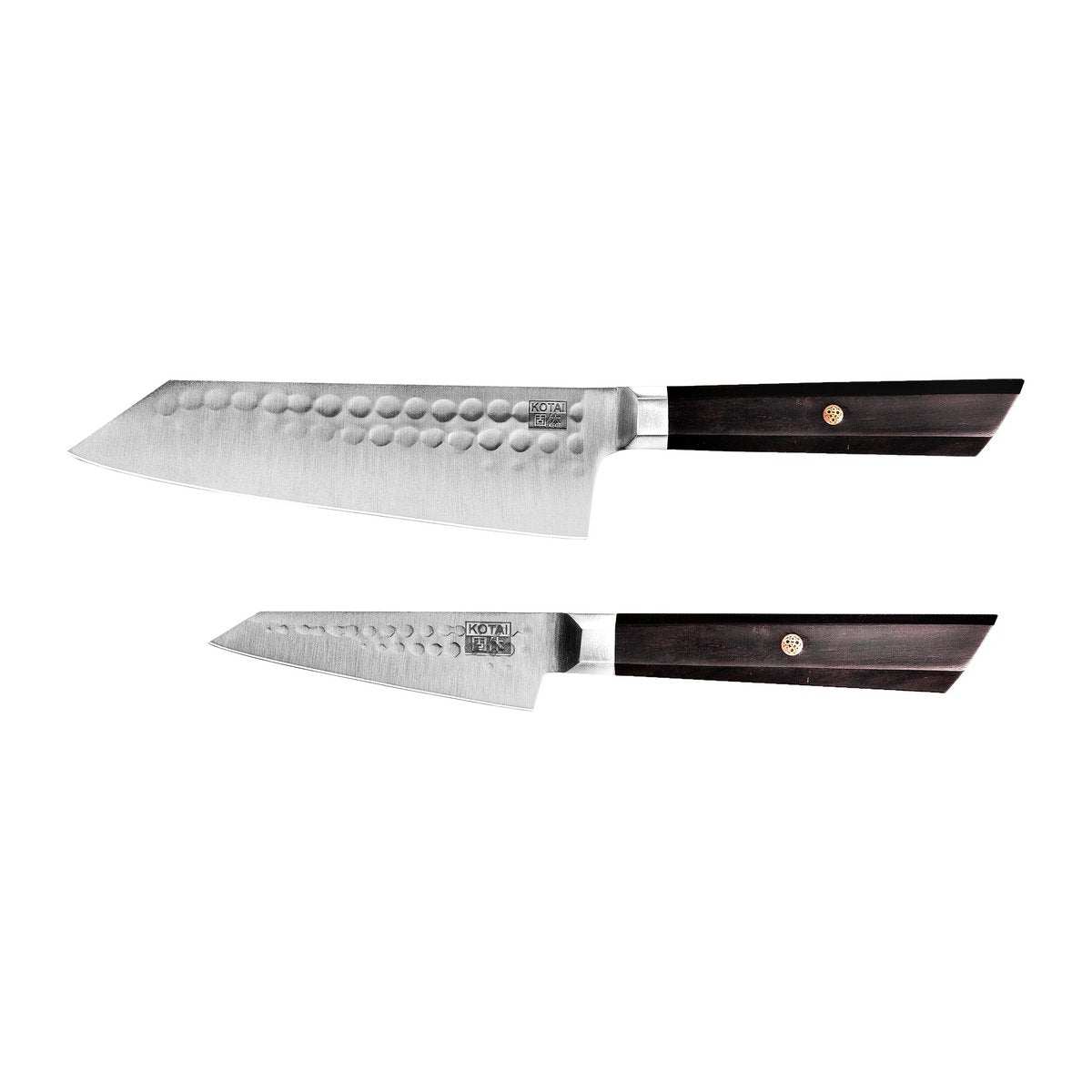 Messenset Bunka 2 stuks schilmes santoku Japans staal