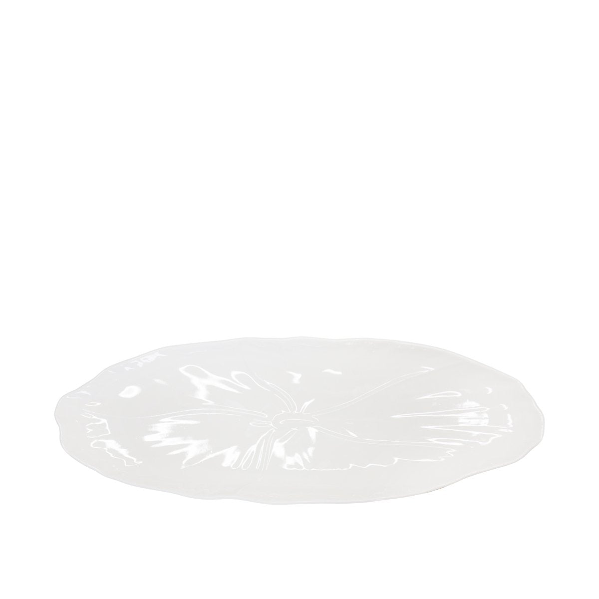 Ovaalgerecht 37 cm wit porselein