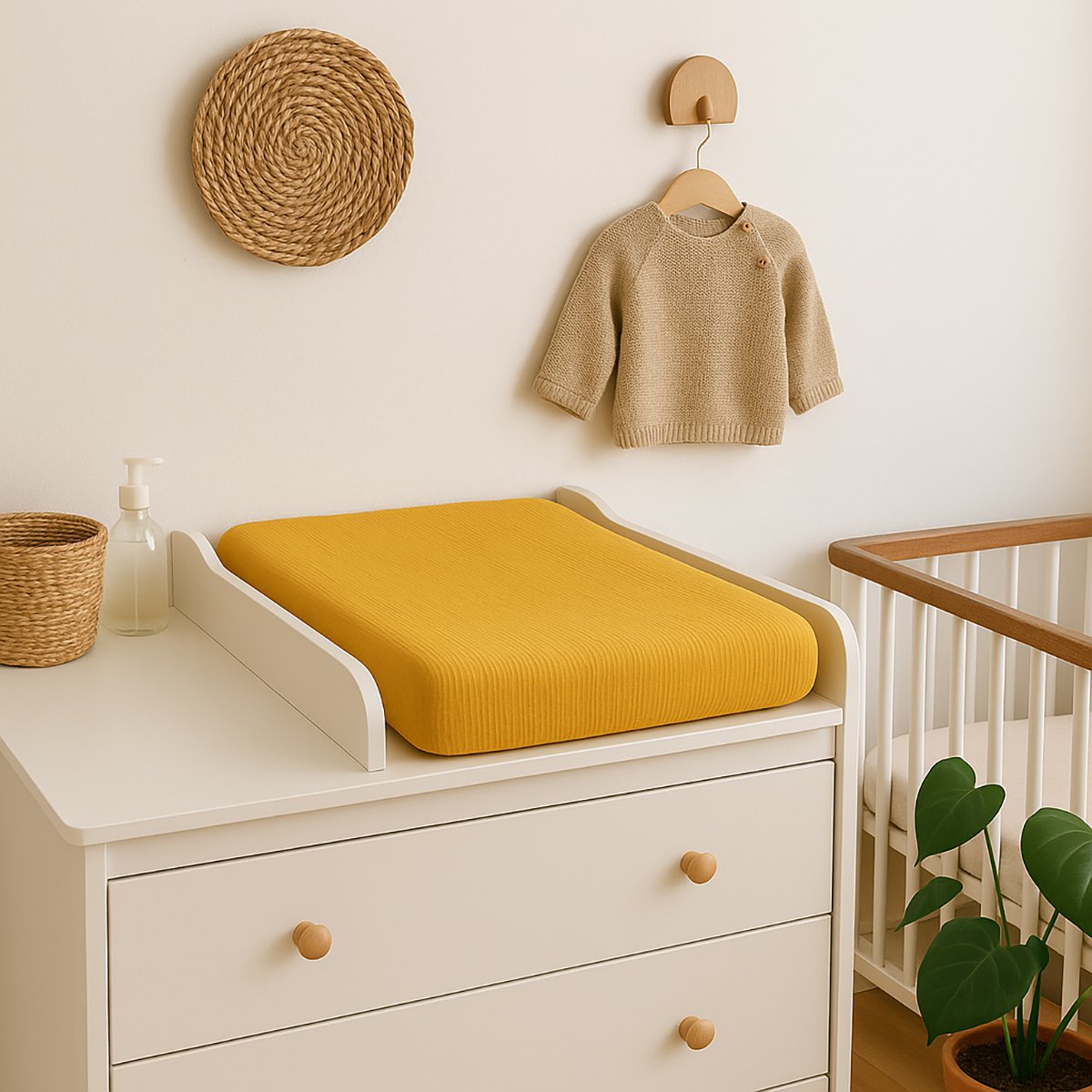 Honey organic cotton changing mat cover