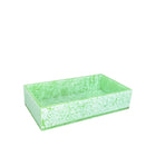 Dienblad acryl 20x11x4,5 cm groen