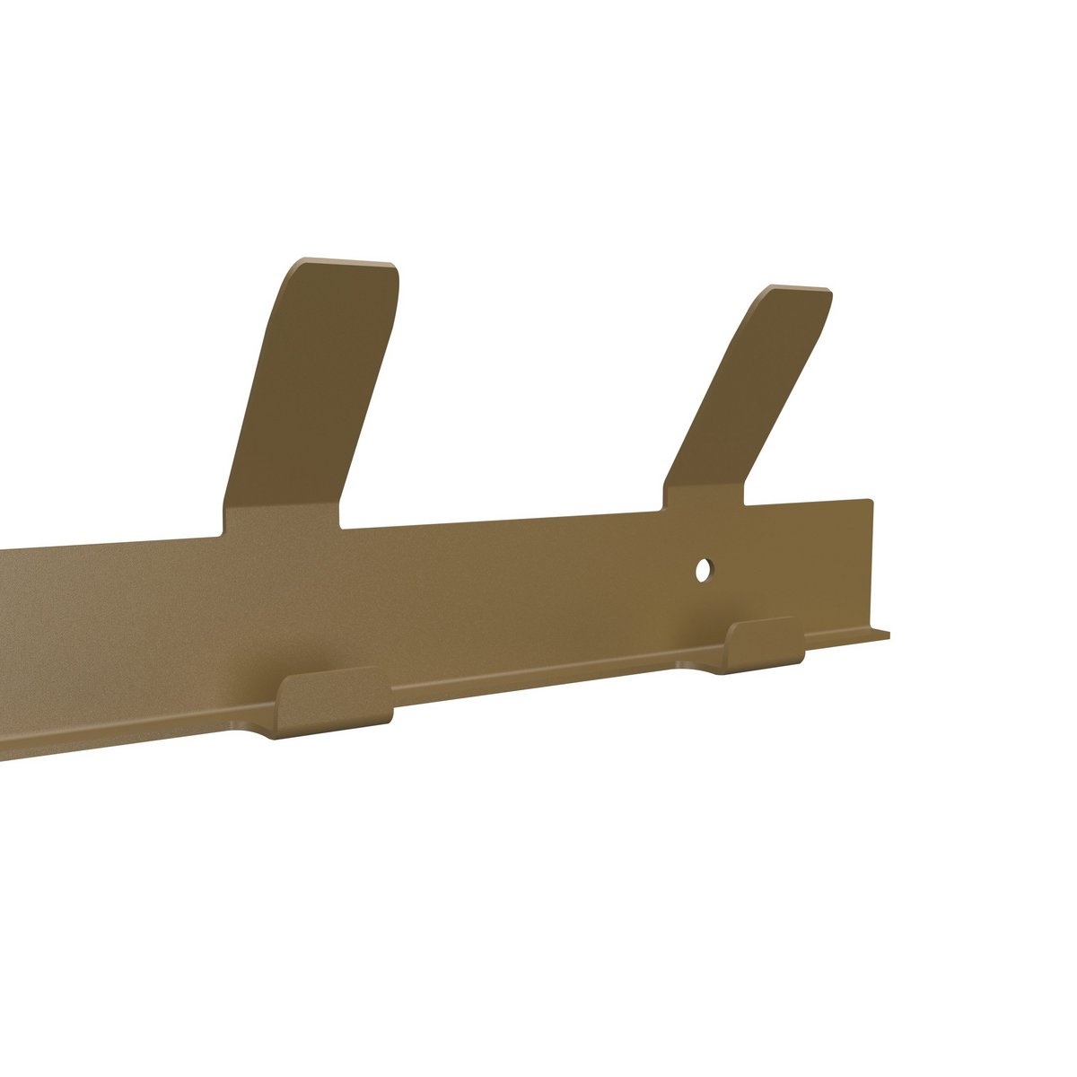 Wandkapstok 50 cm goud metaal