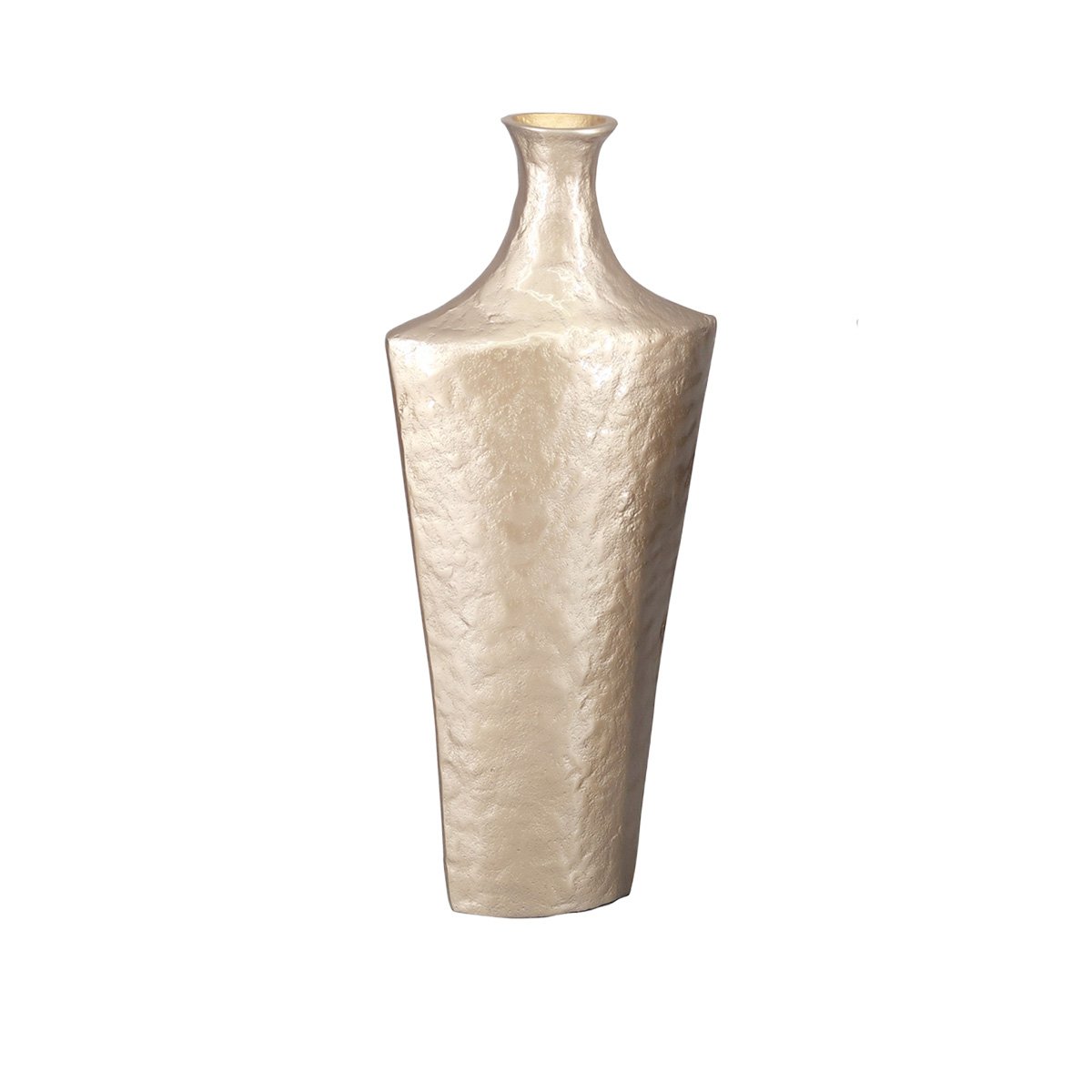 Vaas aluminium 20x10x50 cm sable