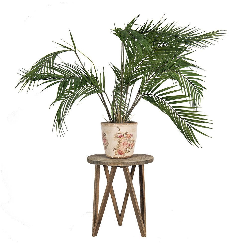 Plantenstandaard Ø 30x36 cm bruin hout