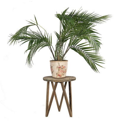 Plantenstandaard Ø 30x36 cm bruin hout