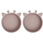 Alex Silicone Deep Plate 2-pack Giraffe
