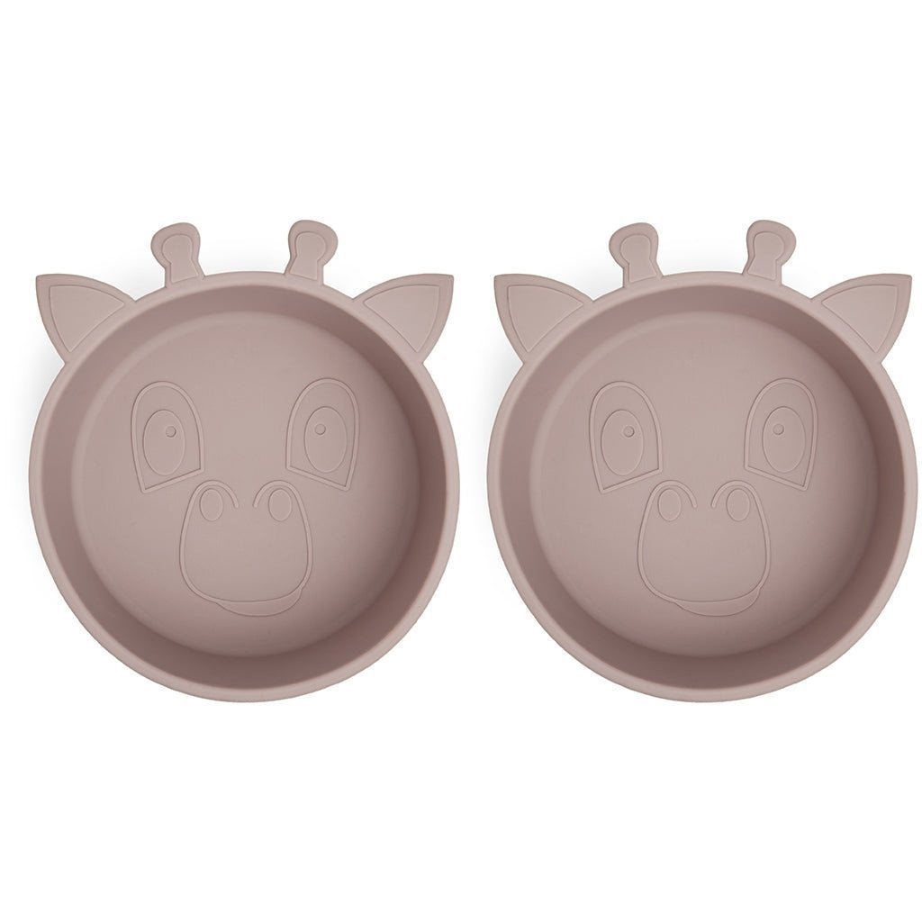 Alex Silicone Deep Plate 2-pack Giraffe