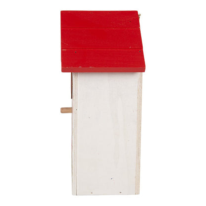Vogelhuis 15x10x22 cm Wit Hout