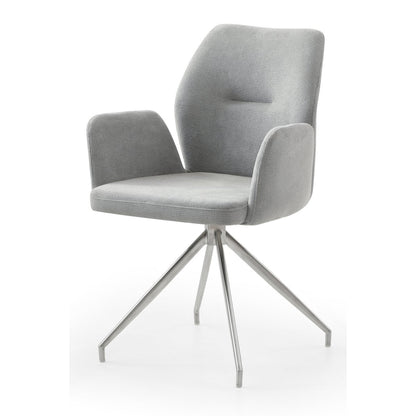 Eettafel 160x85 cm met 4 draaibare stoelen acaciahout
