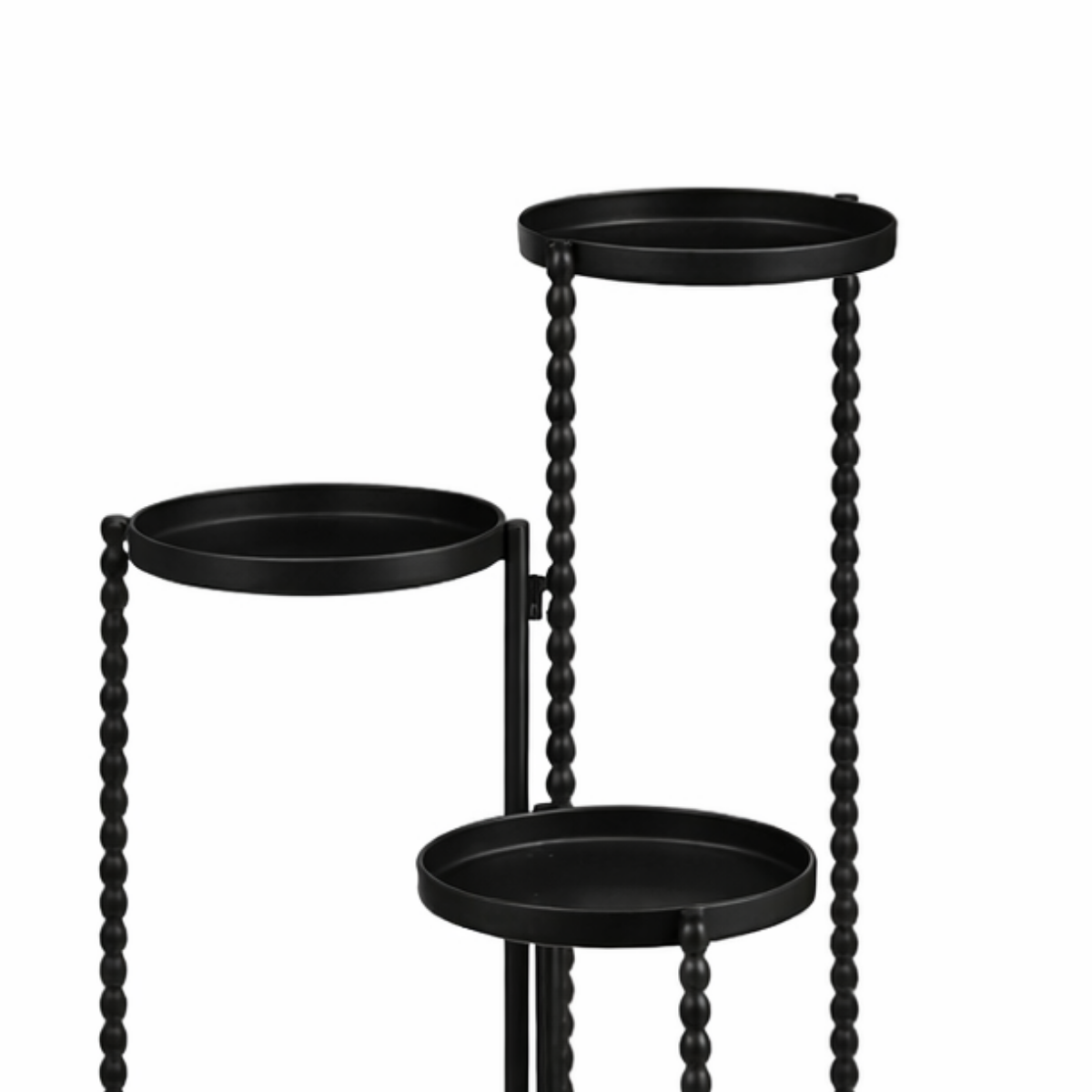 Plantenstandaard 70 cm zwart ijzer
