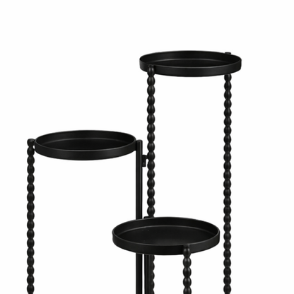 Plantenstandaard 70 cm zwart ijzer