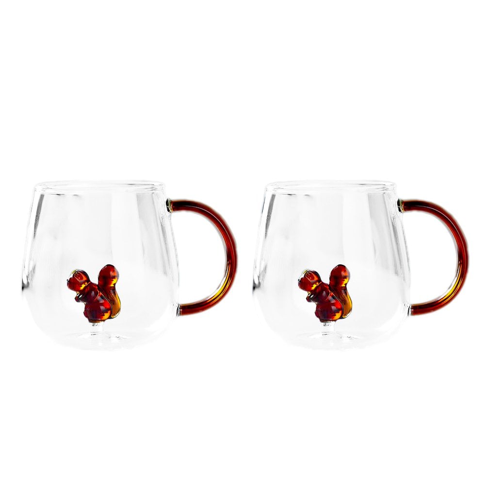 Squirrel Teacups - Lot of 2