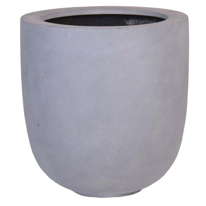 Plantenpot fiberstone 33x35 cm grijs