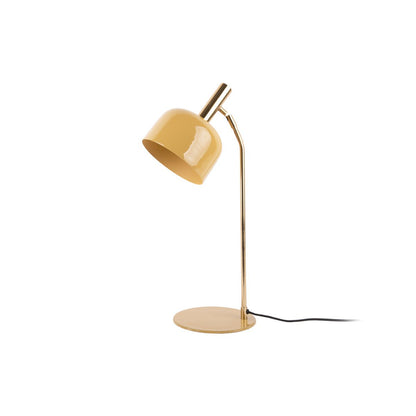 Tafellamp geel ijzer 20x23x56 cm