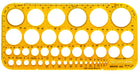 Aristo Ar-5033 Circle Template 1-36 mm 45 Circles