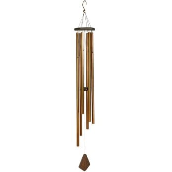 Windgong 142 cm brons essenhout