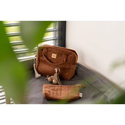 Make-up tasjesset 26x20x7 cm en 23x17 cm katoen