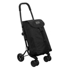 Boodschappentrolley 43.5L zwart inklapbaar