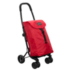 Boodschappentrolley 43.5L rood inklapbaar