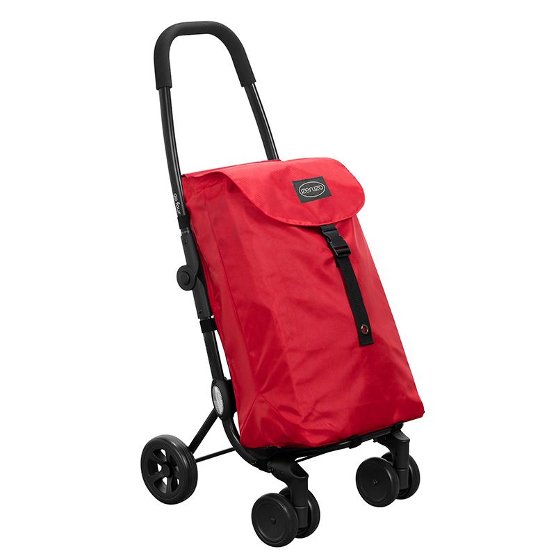 Ceruzo Go Four Boodschappentrolley  - Rood - 43.5 Liter - By Playmarket
