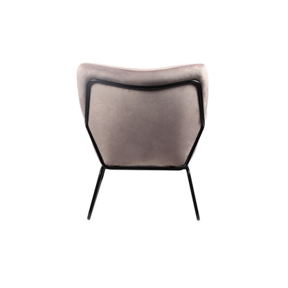 Relax fauteuil bekleed met Rose fluweel