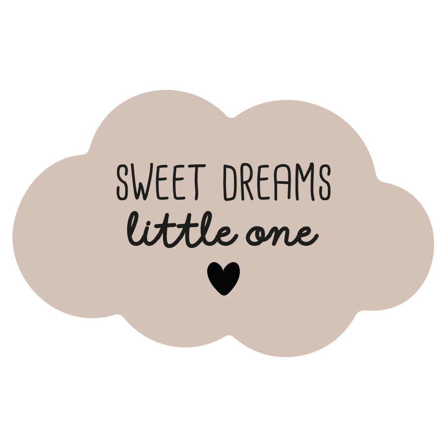 Wall cloud sweet dreams beige