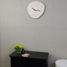 Clock - organic sand wall clock - 30x30x0.5 cm