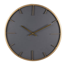 Wall Clock Ø 45 cm Grey MDF Wall Clock